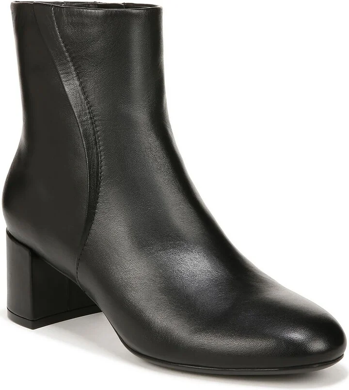 River Womens Leather Almond Toe Ankle Boots
