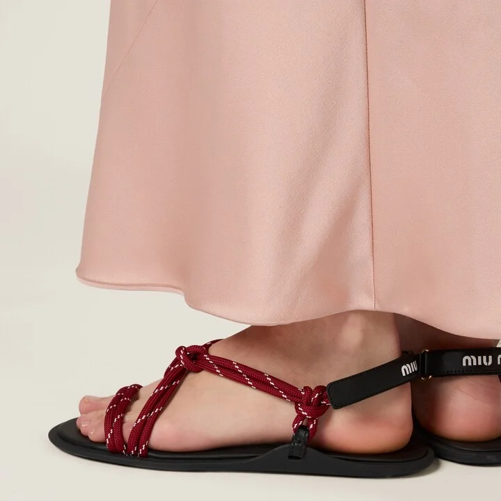 Riviere cord and leather sandals - Image 5