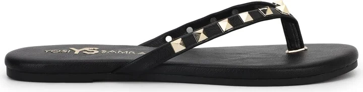 Rivington Stud Flip Flop in Black