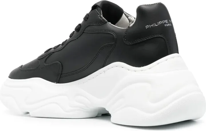 Rivoli leather low-top sneakers - Image 3