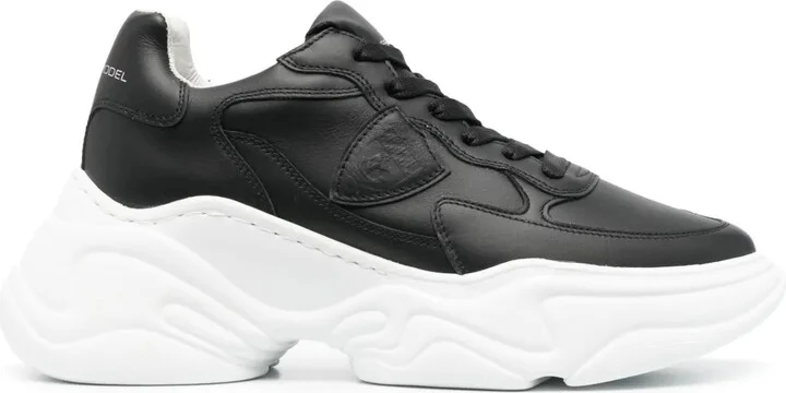 Rivoli leather low-top sneakers