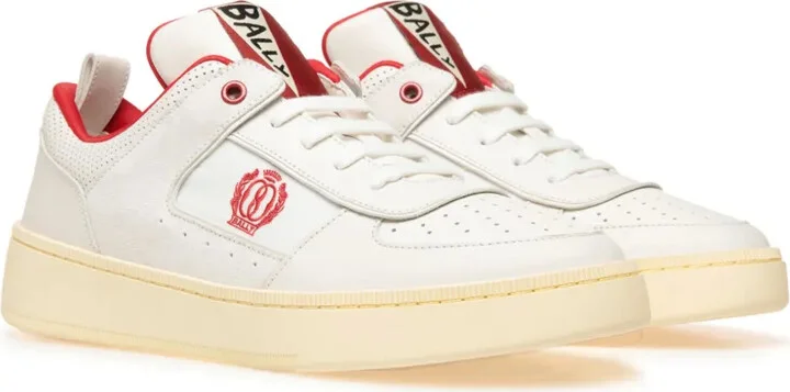 Riweira logo-embroidered leather sneakers - Image 2