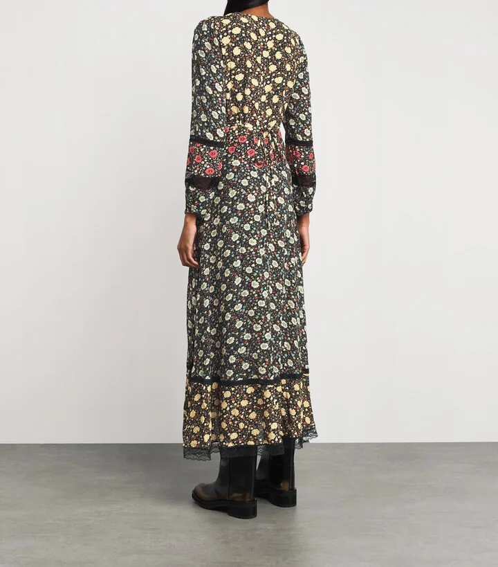 Rixo Floral Raven Midi Dress - Image 3