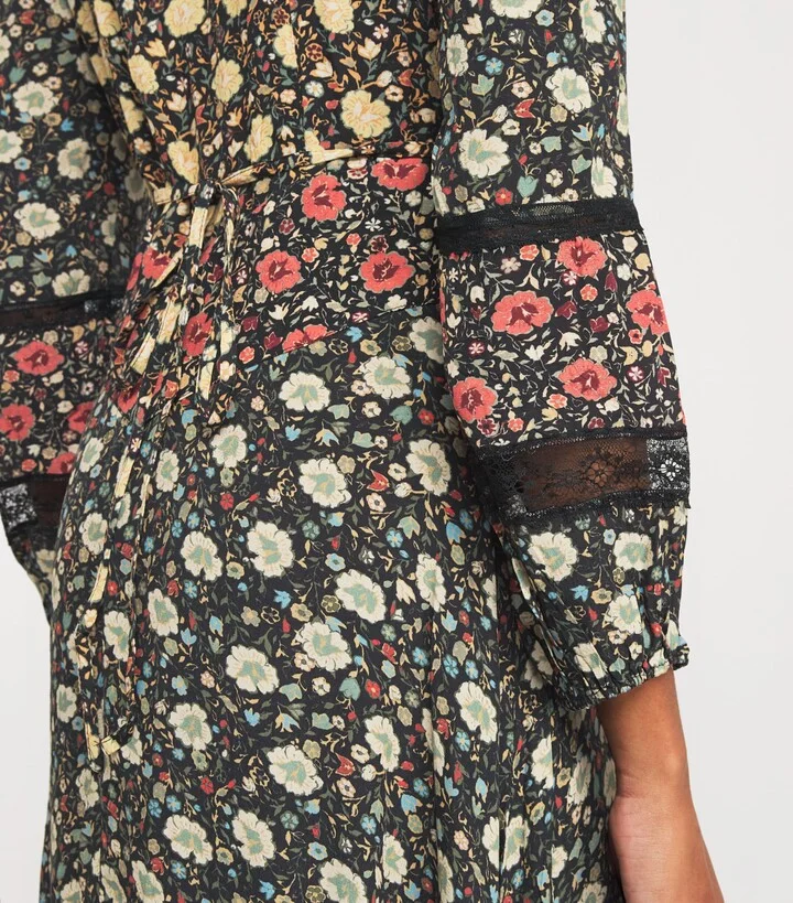 Rixo Floral Raven Midi Dress - Image 6