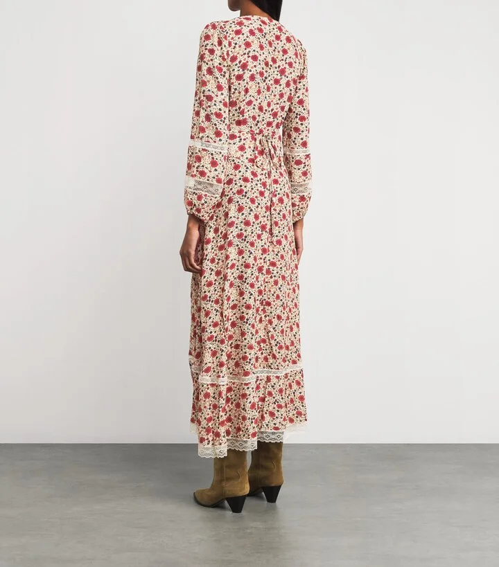 Rixo Floral Raven Midi Dress - Image 3