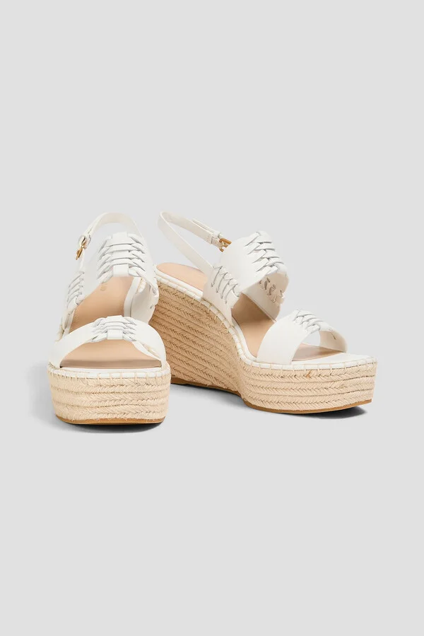 Riya leather espadrille wedge sandals - Image 2