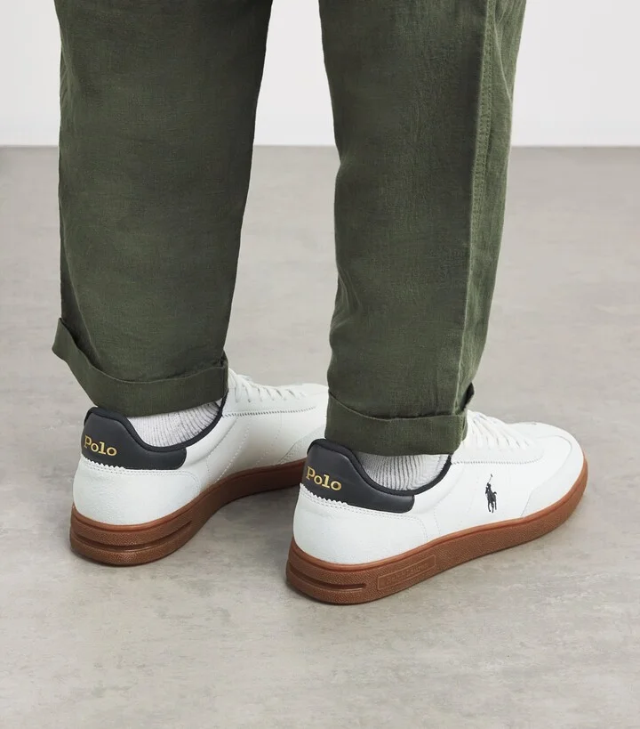 RLX Ralph Lauren Leather Bedford Sneakers - Image 6