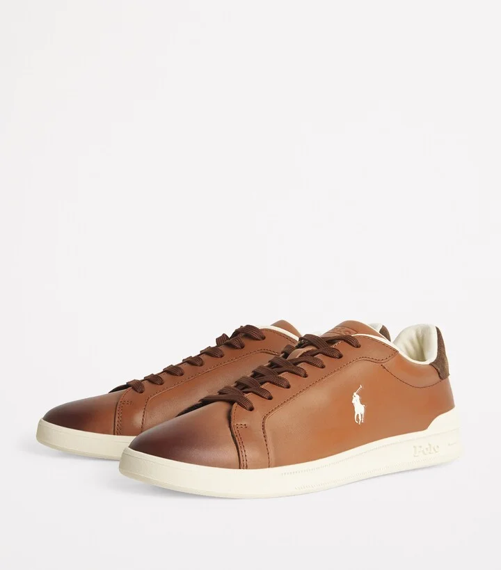 RLX Ralph Lauren Leather Heritage Court Ii Sneakers - Image 3