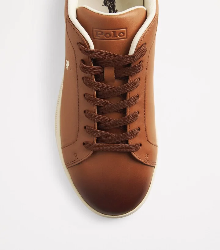 RLX Ralph Lauren Leather Heritage Court Ii Sneakers - Image 5