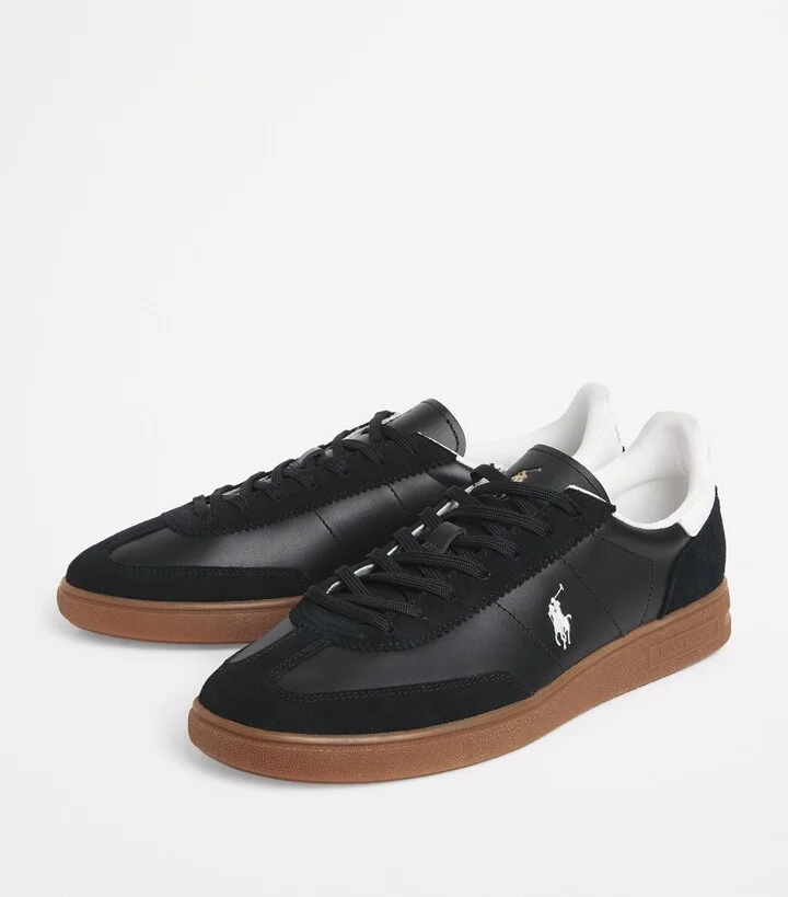 RLX Ralph Lauren Leather-Suede Bedford Sneakers - Image 3
