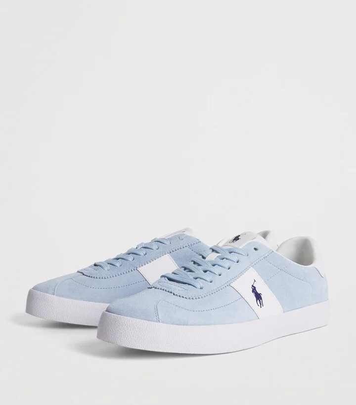 RLX Ralph Lauren Suede Polo Pony Court Sneakers - Image 3
