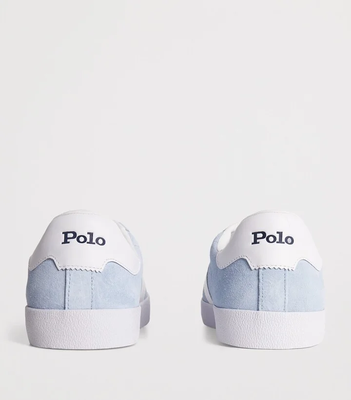 RLX Ralph Lauren Suede Polo Pony Court Sneakers - Image 4