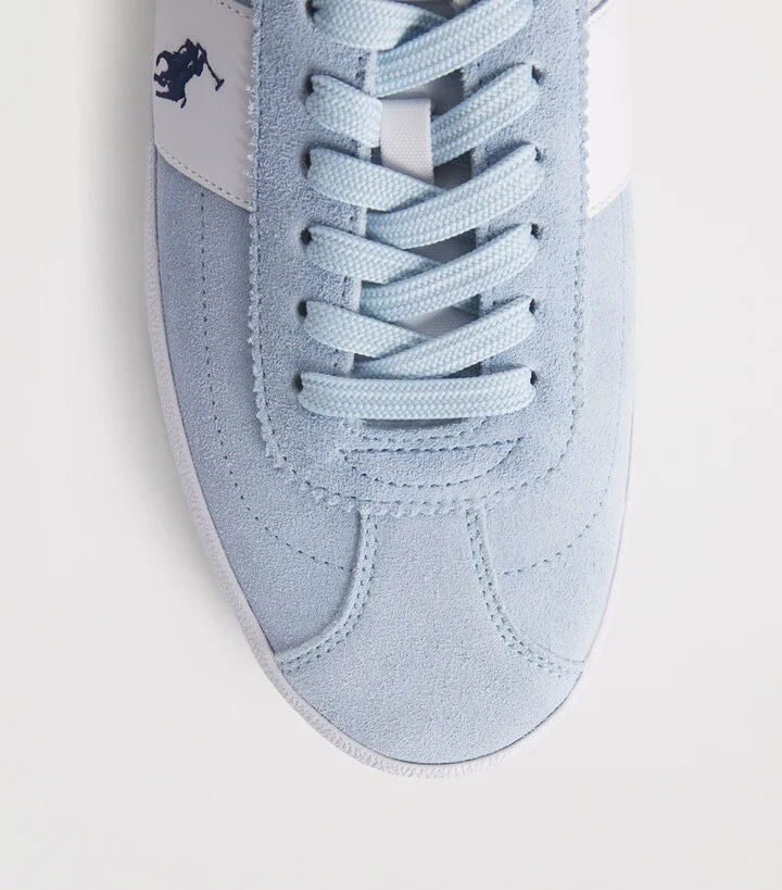 RLX Ralph Lauren Suede Polo Pony Court Sneakers - Image 5