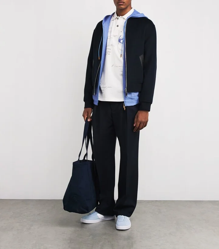 RLX Ralph Lauren Suede Polo Pony Court Sneakers - Image 6