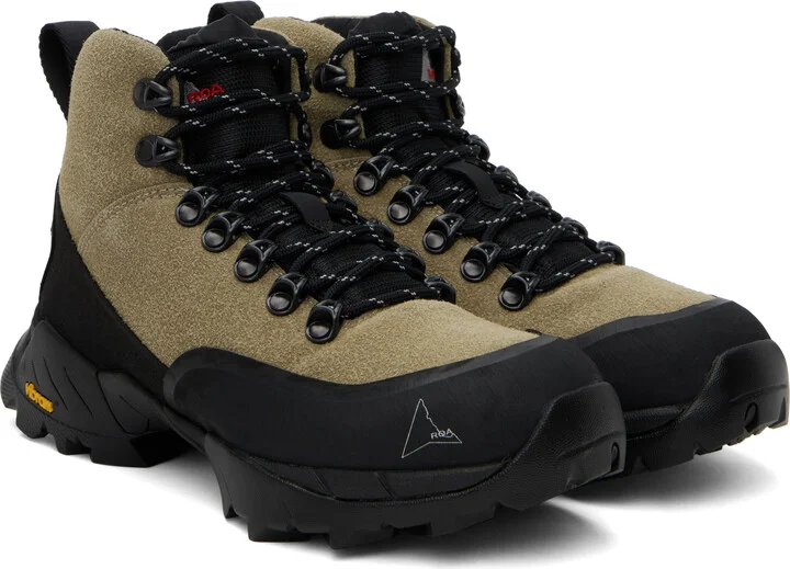 ROA Beige & Black Andreas Boots - Image 4