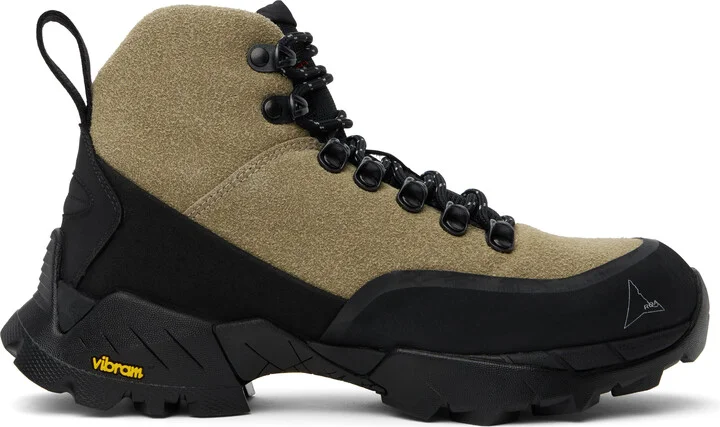 ROA Beige & Black Andreas Boots