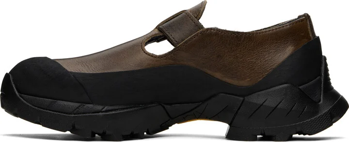 ROA Brown & Black Pala Loafers - Image 3