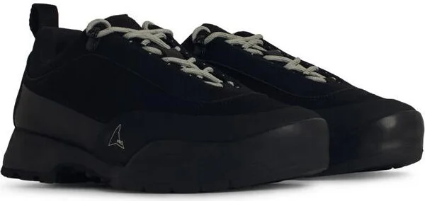 Roa 'Cingino' Black Polyurethane Blend Sneakers - Image 2