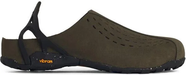 Roa 'Fedaia' Green Leather Slippers