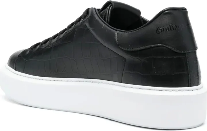 Road crocodile-embossed sneakers - Image 3