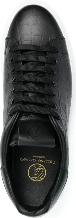 Road crocodile-embossed sneakers - Image 4