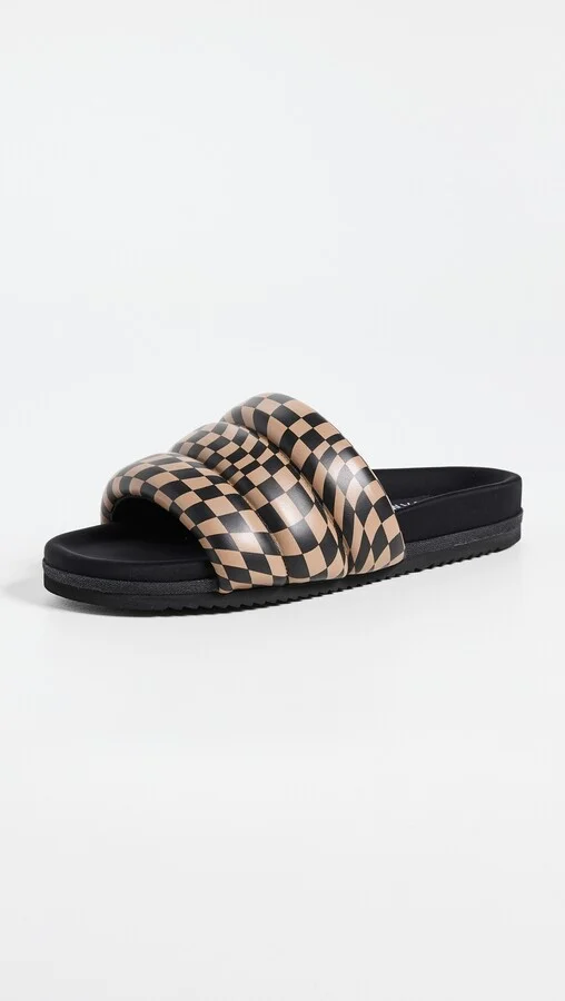 ROAM Checkered Wave Puffy Slides - Image 2