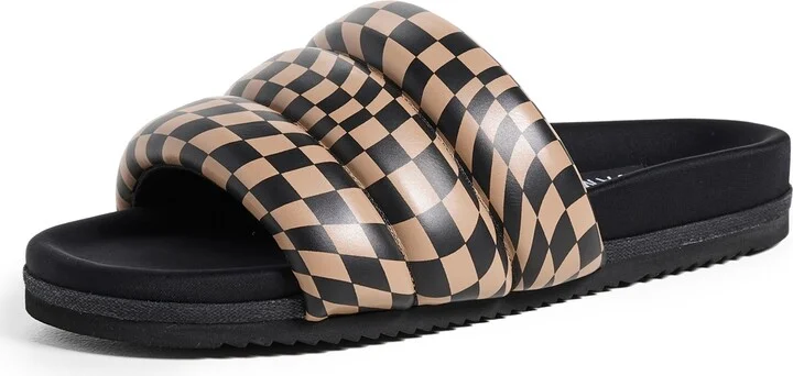 ROAM Checkered Wave Puffy Slides