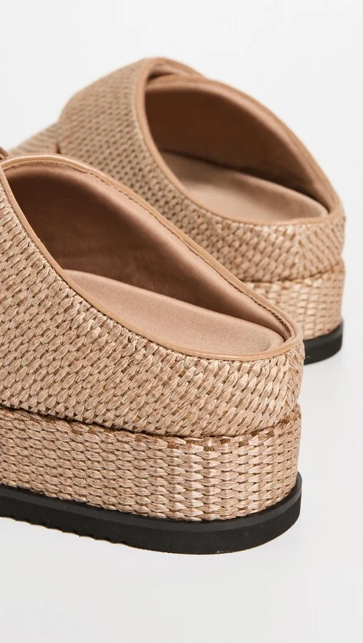 ROAM Cross Stack Raffia Platform Slides - Image 4