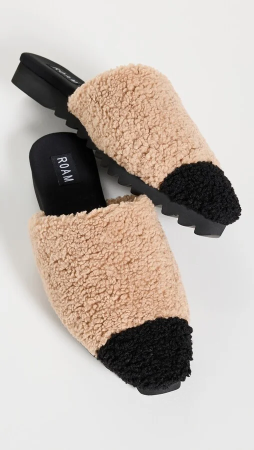 ROAM Fuzzy Cap Mule Slides - Image 5