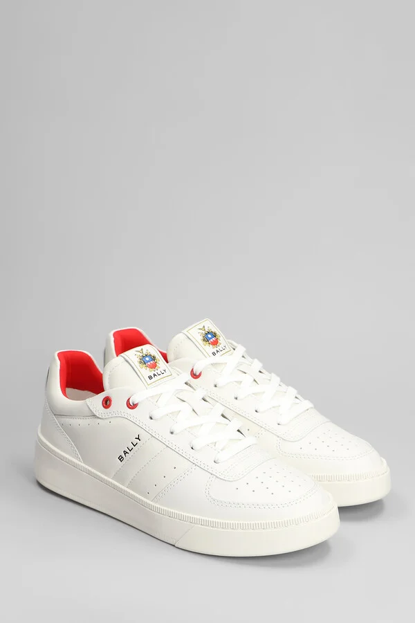 Roar Sneakers In White Leather - Image 2