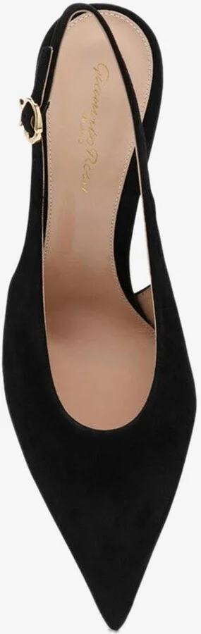 Robbie 75 Slingback Suede Pumps - Image 2