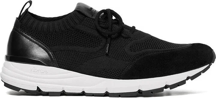 Robbie knitted suede sneakers