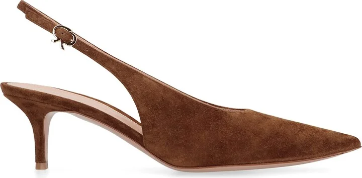 Robbie Suede Slingback Pumps - Image 2