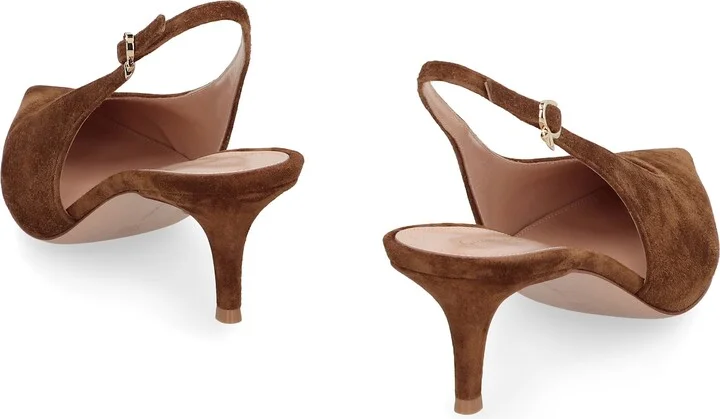 Robbie Suede Slingback Pumps - Image 4