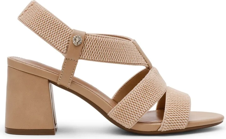 Robenia Woven Banded Block Heel Sandal - Image 4