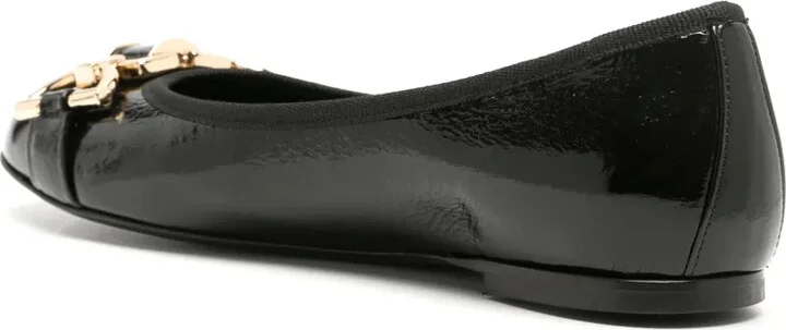 Roberta patent leather ballerina shoes - Image 3