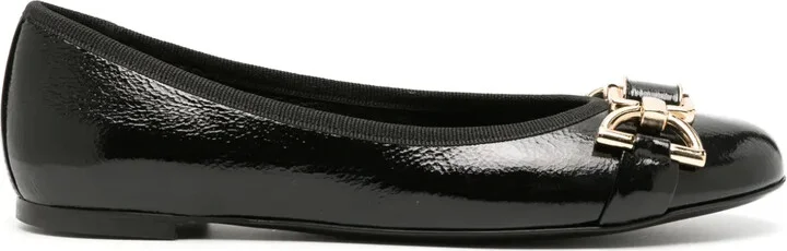 Roberta patent leather ballerina shoes