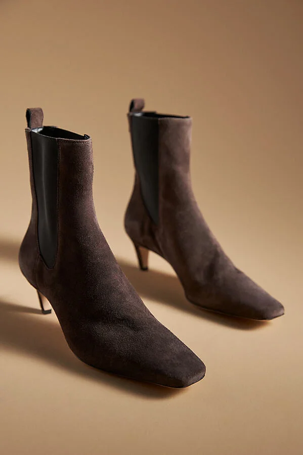 Roberta Snip-Toe Kitten-Heel Boots - Image 2