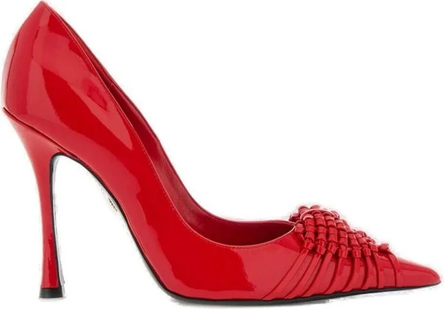 Roberto Cavalli Decoration Pointed-Toe Pumps
