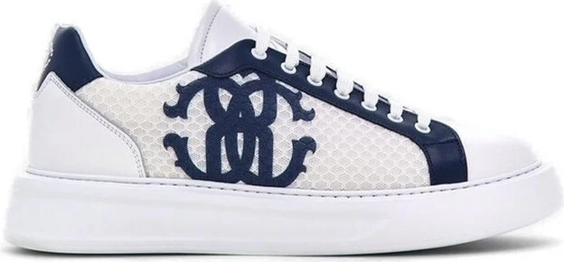 Roberto Cavalli Logo Deatailed Lace-Up Sneakers