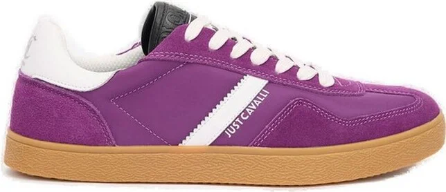Roberto Cavalli Logo Printed Low-Top Sneakers