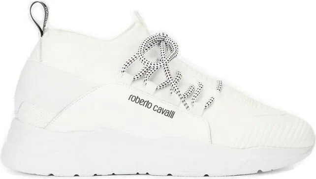 Roberto Cavalli Logo Printed Running Sneakers