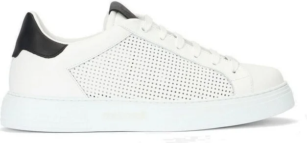 Roberto Cavalli Perforated Detail Low-Top Sneakers