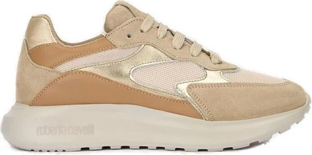 Roberto Cavalli RC Monogram Lace-Up Sneakers