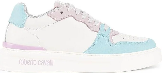 Roberto Cavalli RC Monogram Printed Low-Top Sneakers