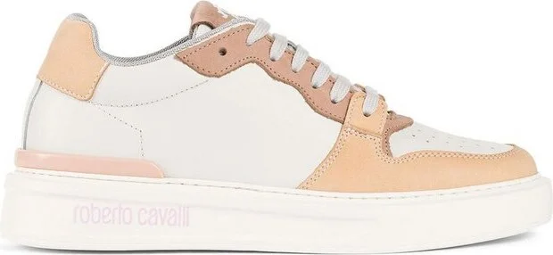 Roberto Cavalli RC Monogram Printed Low-Top Sneakers