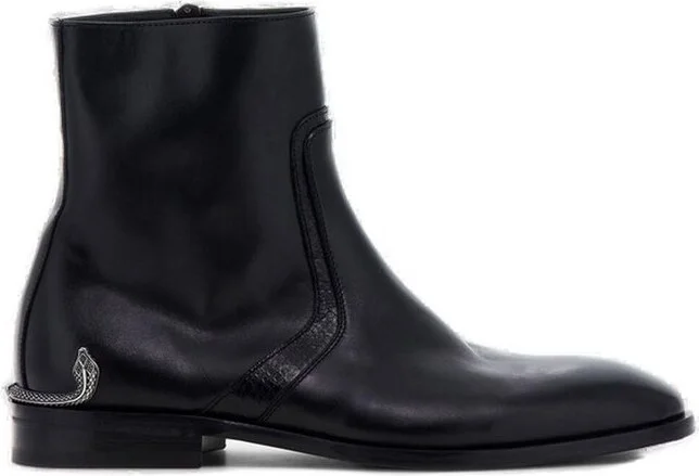 Roberto Cavalli Side-Zip Chelsea Boots
