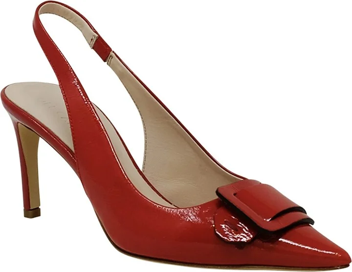 Roberto Del Carlo 11508 Red Patent Leather Vetro Pumps - Image 2