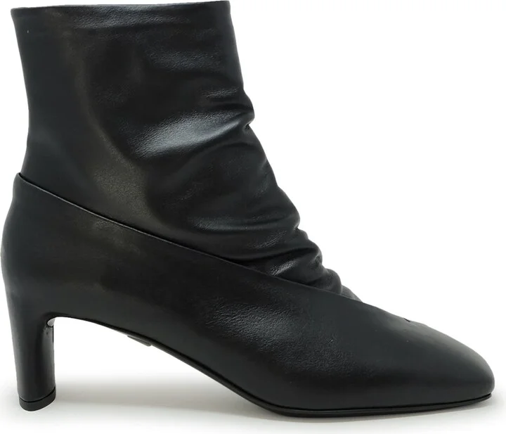 Roberto Del Carlo Black Leather Ankle Boots