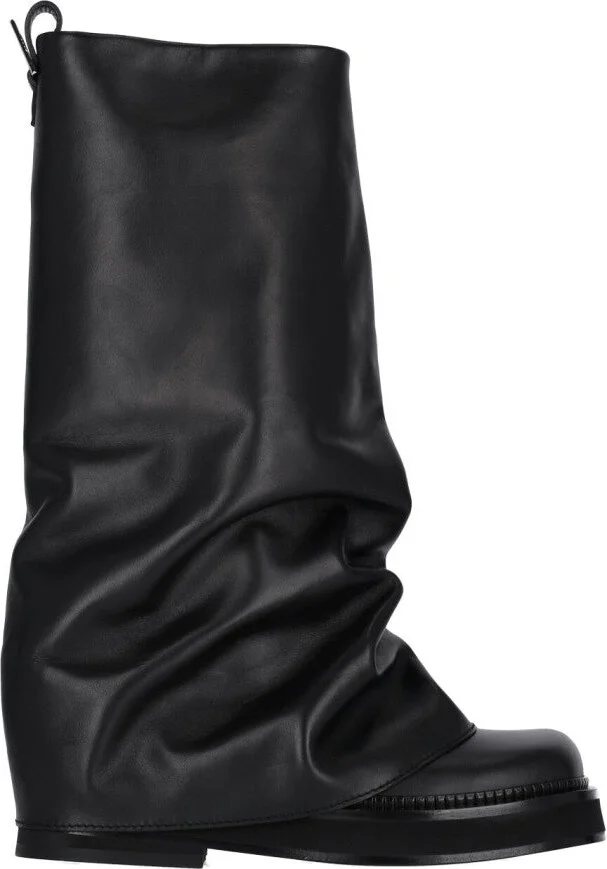 Robin" Combat Boots - Black